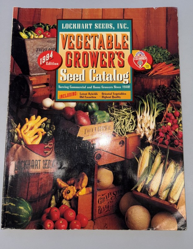 Vintage Lockhart Seeds Vegetable Grower’s Seed Catalog Book Farm Agriculture USA