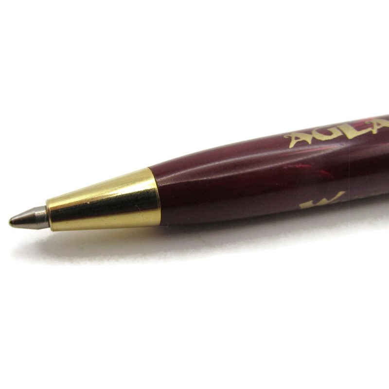 Vintage Agland Inc Advertising Pen Agrochemicals Maroon Red Gold Tone Ballpoint gallery