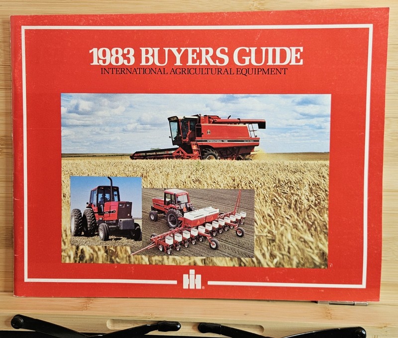International Harvester Buyers Guide For 1983 Brochure Farm Equipment