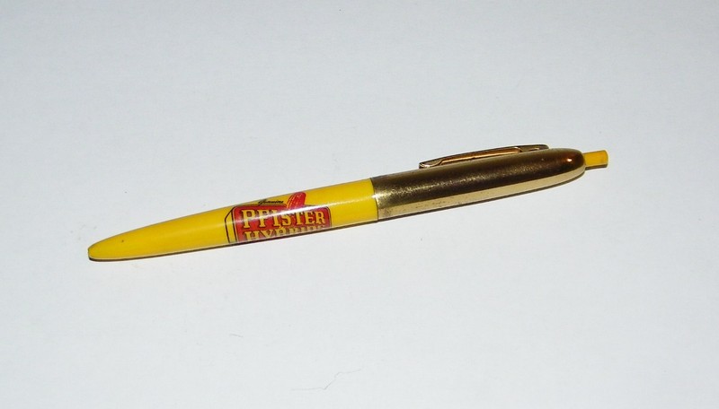 Vintage Revelation Advertising Ball Point Pen Pfister Hybrids Arlington IL. VGC