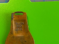 WF-078 VINTAGE TIMKEN ROCK BITS BRONZE WATCH FOB KEY FOB