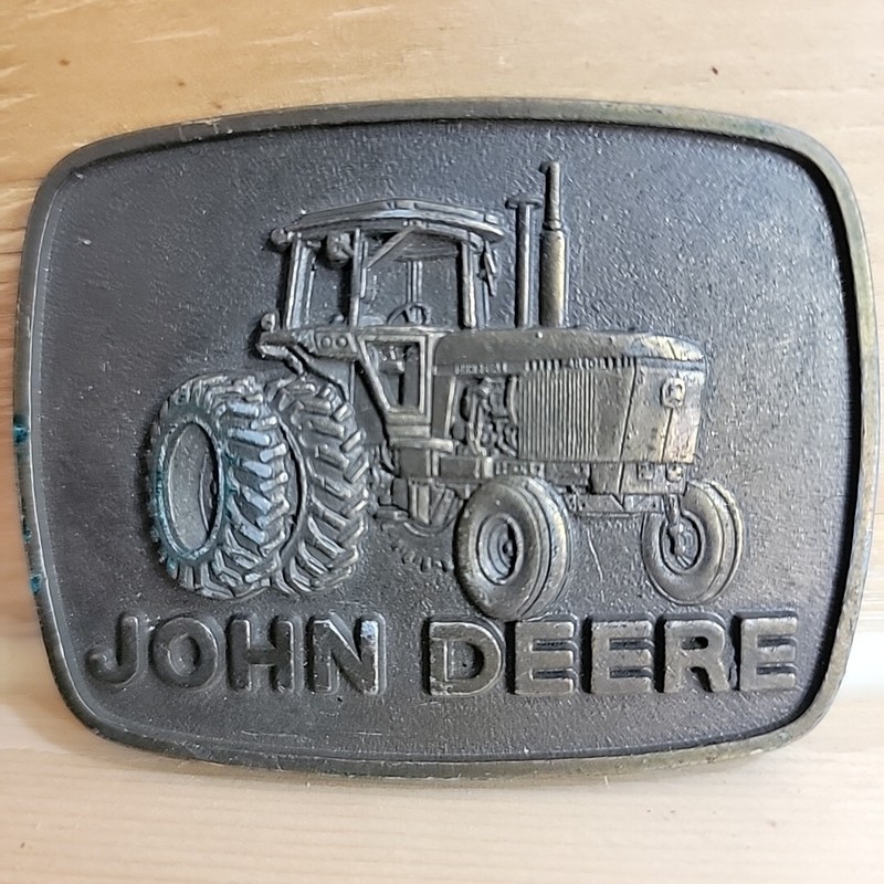 John Deere Series Tractor Belt Buckle Moline Illinois Il gallery