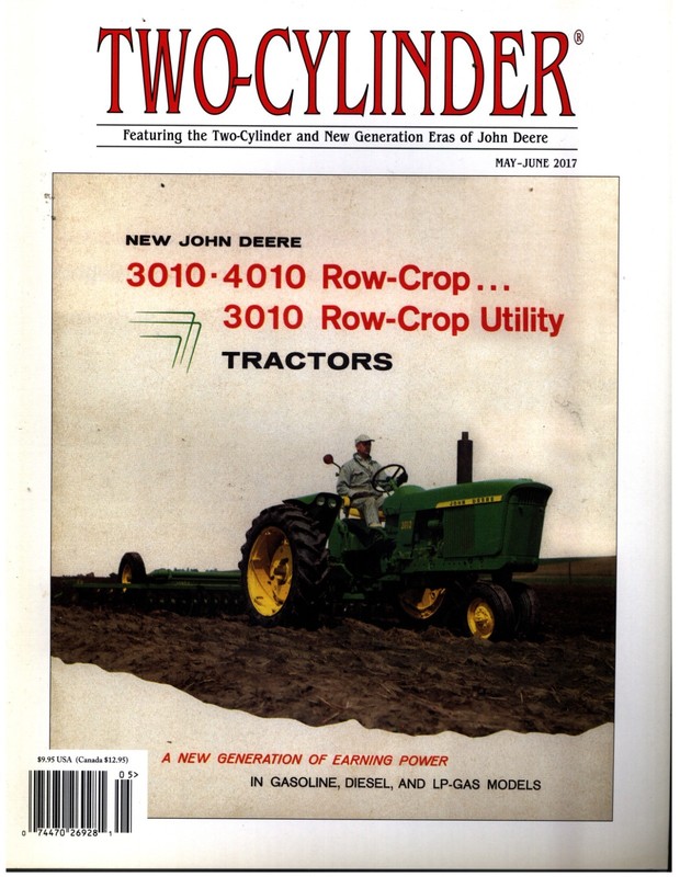 John Deere New Generation 3010 & 4010 Tractor Sales Information Two Cylinder Mag