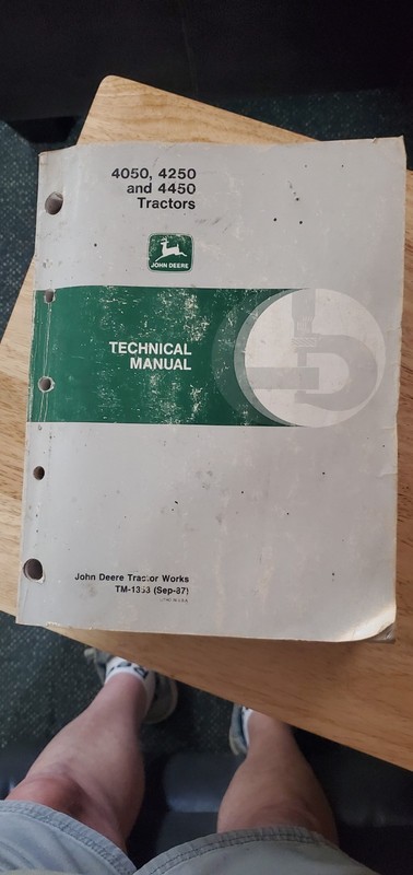 TM1353 John Deere Tech Manual For 4050 & 4250 & 4450 Genuine John Deere