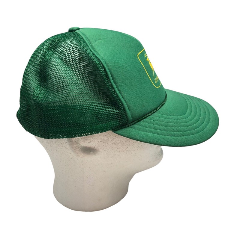 John Deere Tractor Hat Green Trucker Mesh Back Logo Cap SnapBack Vintage gallery