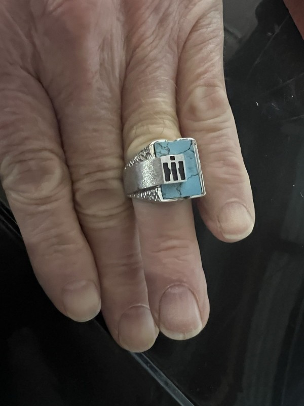 International Harvester collectible- IH Sterling Silver Size 8 Ring.