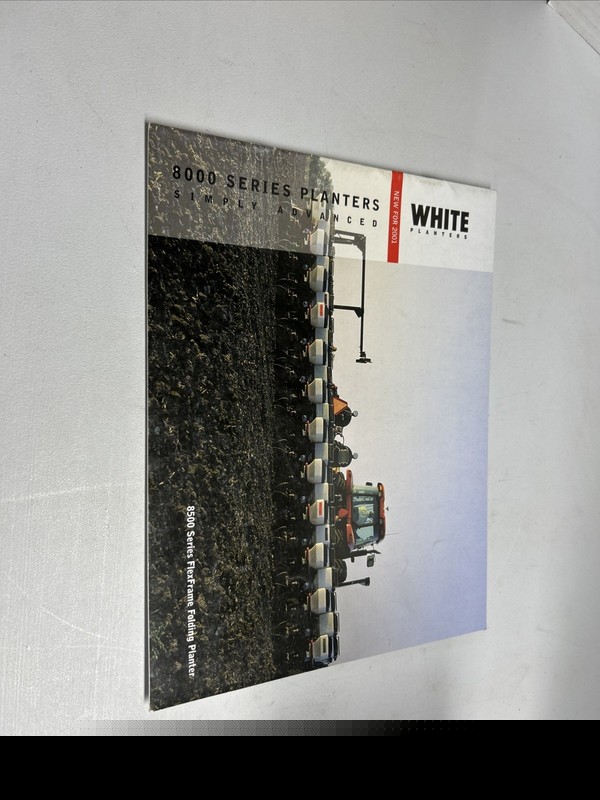 WHITE 8000 SERIES PLANTERS, LIT # WP01645 2001