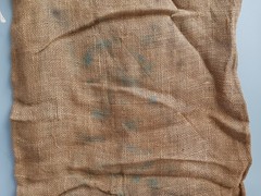 Vintage Arvin Gold Pennant Burlap Potato Sack 100 Lb Bakersfield California USA