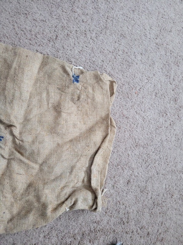 Used Yellow Mustard Product of Canada burlap empty sack gallery