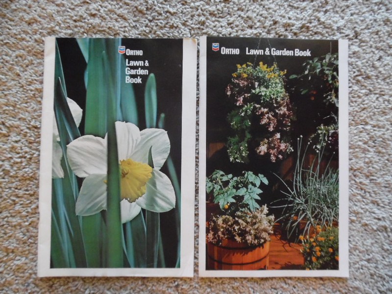 2 vintage Ortho Lawn & Garden Books - 1975 & 1976 - 32 pgs - from Chevron