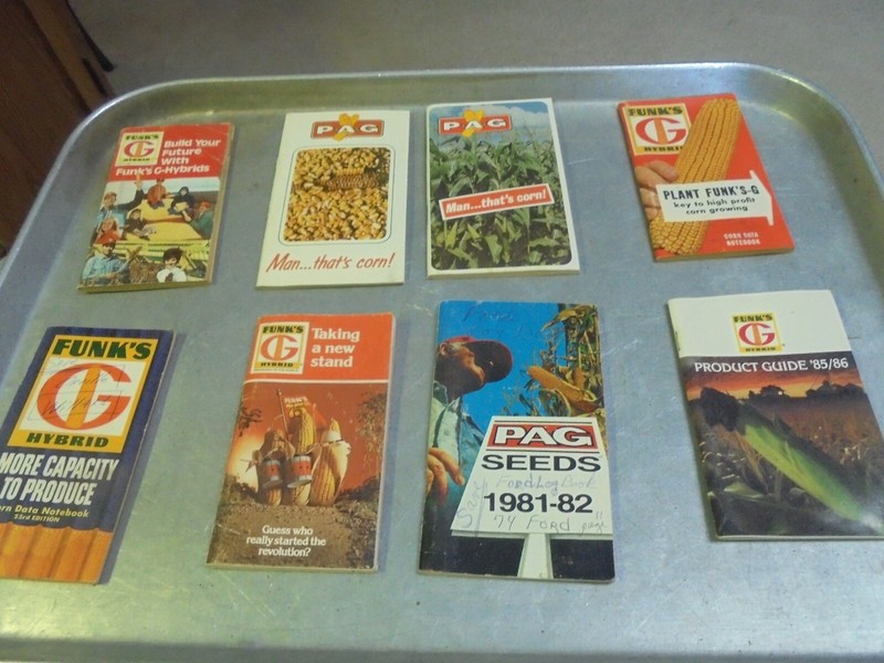 Vintage Lot of Eight Seed Corn Pocket Ledgers Funk’s PAG