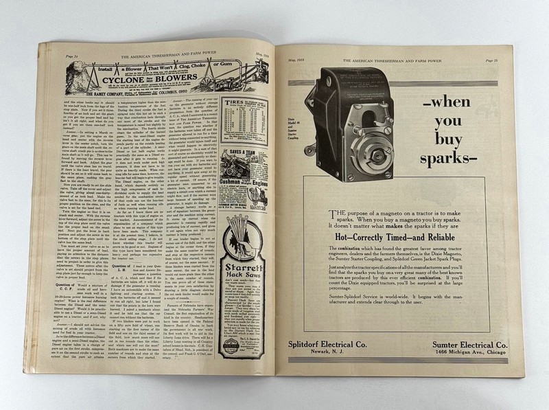 The American Thresherman & Farm Power MAGAZINE May 1918 MADISON, WIS. gallery