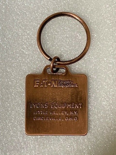Timberjack COPPER Key Chain Skidder with Logs and Forest Solid Metal Durable gallery