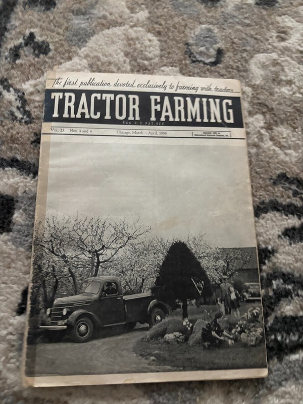 Tractor Farming Magazine for March April 1938 Brochure FCCA25