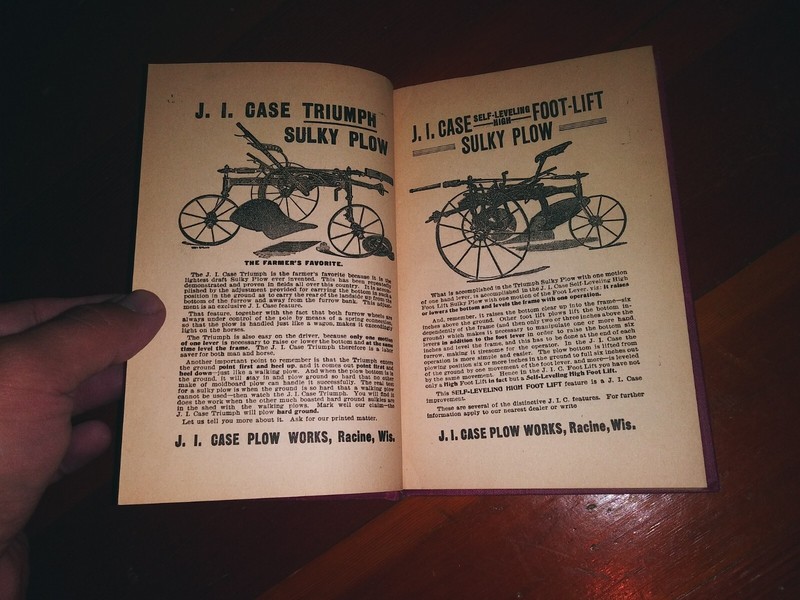 The Farmer's Encyclopedia Clifford Manning J. I. Case Plow Works 1905 gallery