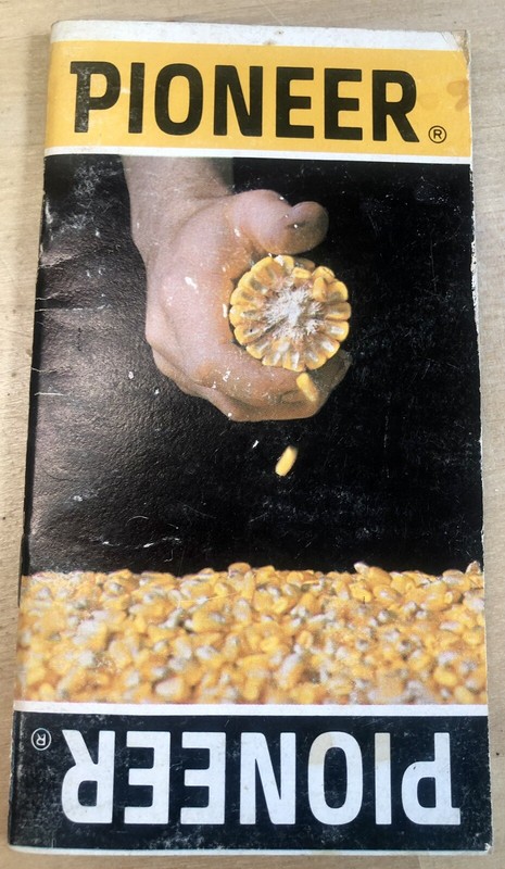 VINTAGE 1969 Pioneer Hybrids Seed Corn Farming Data Notebook Advertising Book