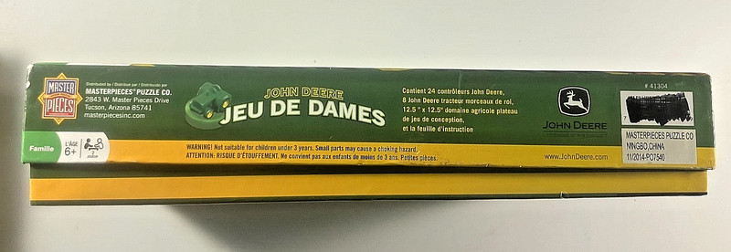John Deere 2013 Checkers Board Game Masterpieces Puzzle Co 41304 Complete VG HTF gallery