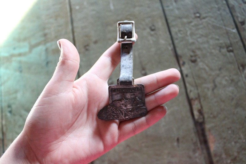 Vintage Beckwith Machinery Caterpillar Equipment Watch Fob, Pittsburgh, PA