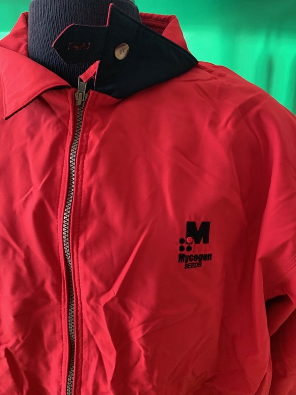 MYCOGEN SEEDS COMPANY Spring Lightweight Red Jacket XL Tall Brand NEW gallery