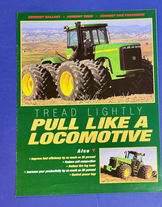 John Deere Brochure ‘PULL LIKE A LOCOMOTIVE’ 1996