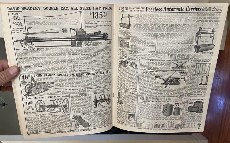 1911 David Bradley / Sears Roebuck CATALOG: Tractors & Farm Implements 56 Pages gallery