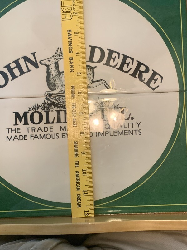 John Deere Moline Ill Advertising Serving Tray gallery