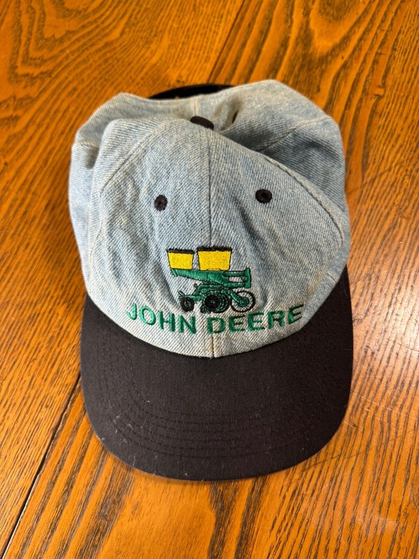 Vintage John Deere K Products Denim Hat