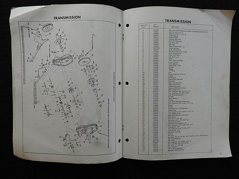1969 SIMPLICITY "BROADMOOR 727 ELECTRIC START LAWN TRACTOR" PARTS CATALOG MANUAL gallery