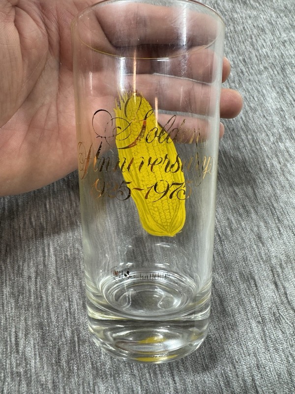 Vintage IMC Rainbow 50th Anniversary Souvenir Glasses Fertilizer Farmer Food (6) gallery