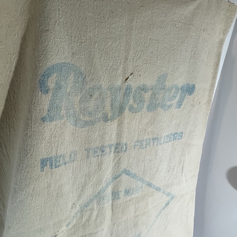 Vtg Cloth Royster Fertilizer Fabric Printed Norfolk VA 200 Pounds gallery