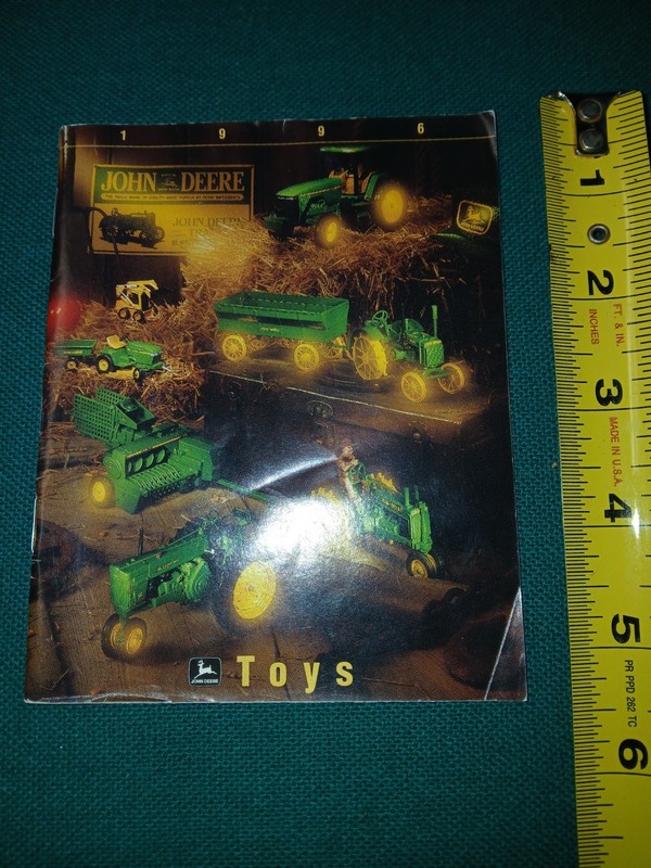 1996 John Deere Pocket Ertl Toy Catalog brochure FREE SHIP