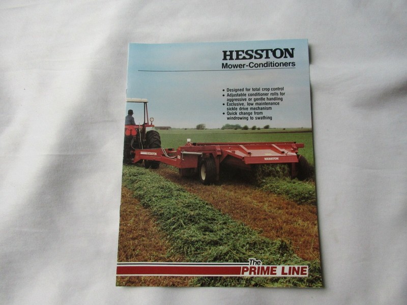 Hesston 1010 1180 mower-conditioner brochure Prime Line