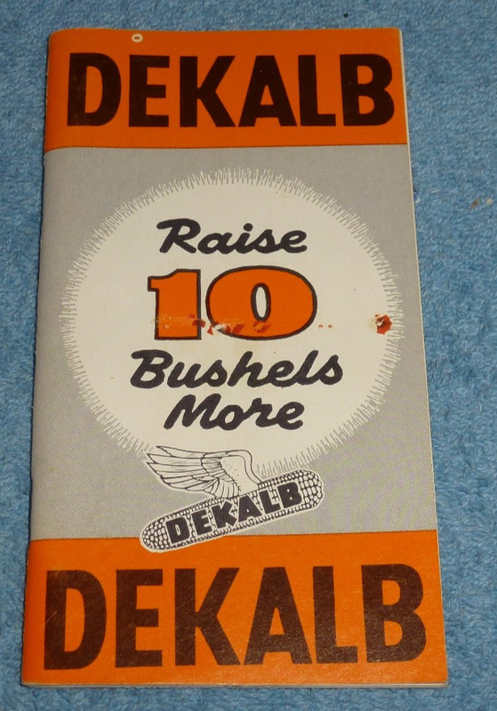 2 Vtg 1960s DeKalb Corn Seed Sorghum Chickens Farm Advertising Pocket Notebooks gallery