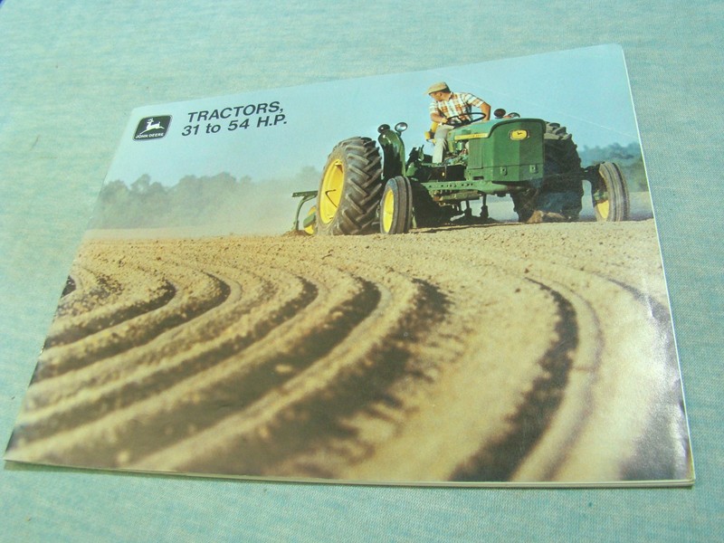 ORIGINAL 1969 John Deere Tractor Brochure, 1020, 1520 and 2020 Models, 40 pgs