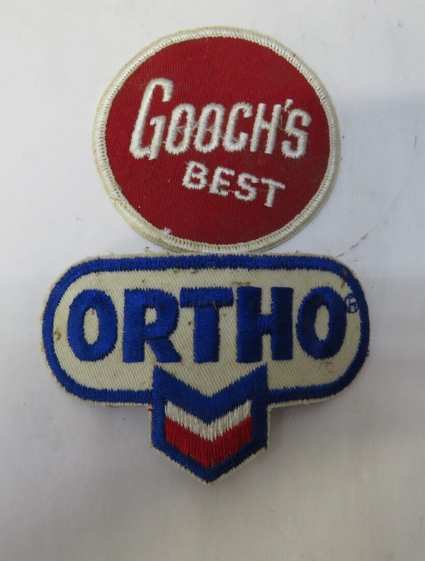 Vintage Round Gooch’s Best Patch & Ortho shirt uniform Patch Red, White, & Blue