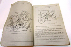 Old 1945 IHC McCormick-Deering Harvester-Thresher No. 52-R Antique Owners Manual