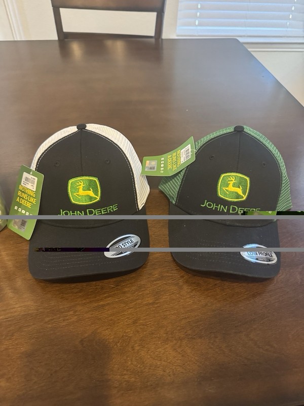 2 John Deere SnapBack Hats, Rain Gage And Engraved 30oz Mug! gallery