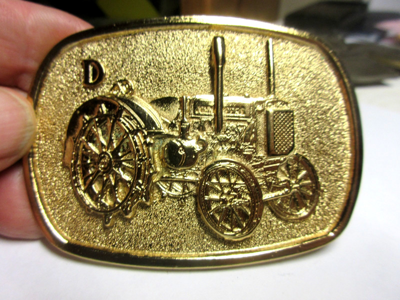 Nice John Deere Model D Tractor Belt Buckle – Never Worn, #38 of 250