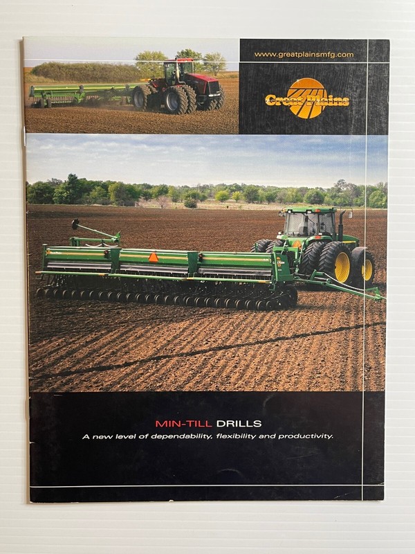 Great Plains Min-Till Drills Sales Brochure *2010s* (Showroom Sales Booklet)