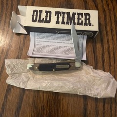 Vintage Schrade “OLD TIMER” Pocket Knife, 18OT, with box & paperwork.