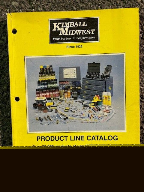 Rare Vintage 1999 Original Kimball Midwest Industrial Auto Product Line Catalog