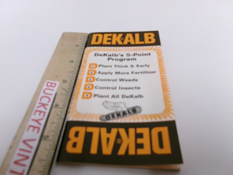 Lot Of FIVE~ NOS. ~1960's DEKALB POCKET NOTEBOOKS FARM SEED CORN ADVERTISING gallery