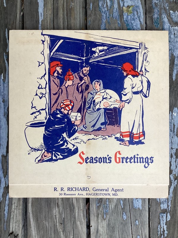 1941 R.R. Richard Agent Lutheran Brotherhood Life Ins. Calendar Hagerstown MD gallery