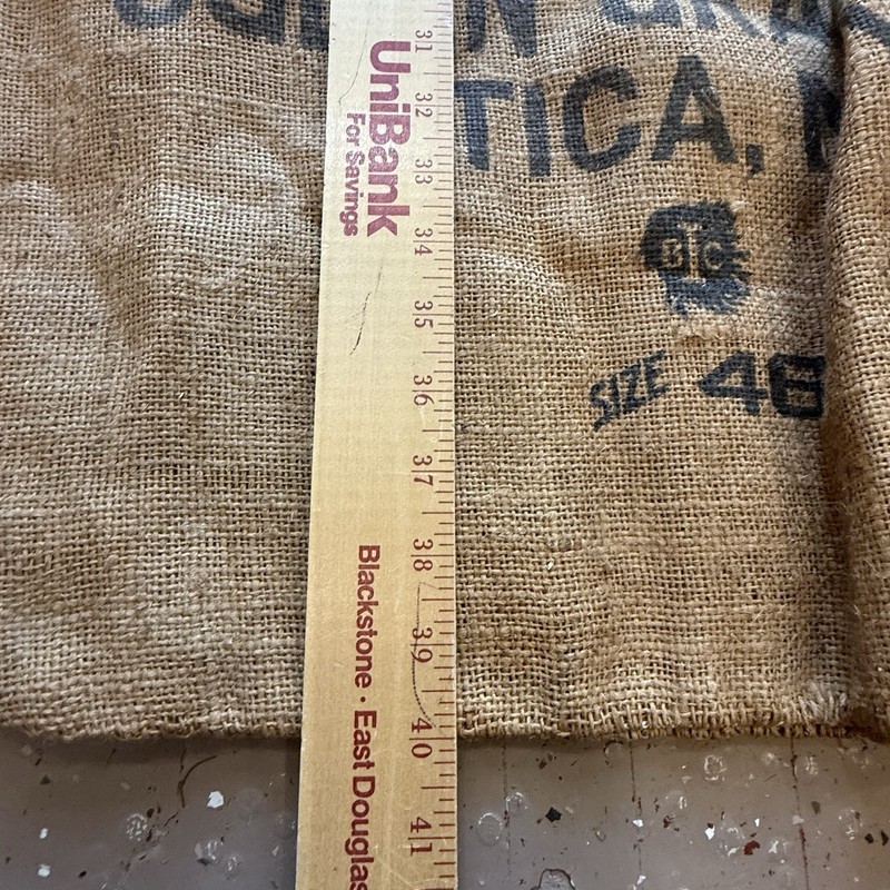 VTG Ogden Feeds Chicken Burlap Sack Utica NY 100 Lbs Farm Feed Deco Agriculture gallery