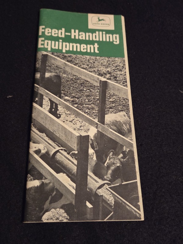 1965 John Deere Feed-Handling Equipment Brochure Silo-Unloader Bunk Feeder