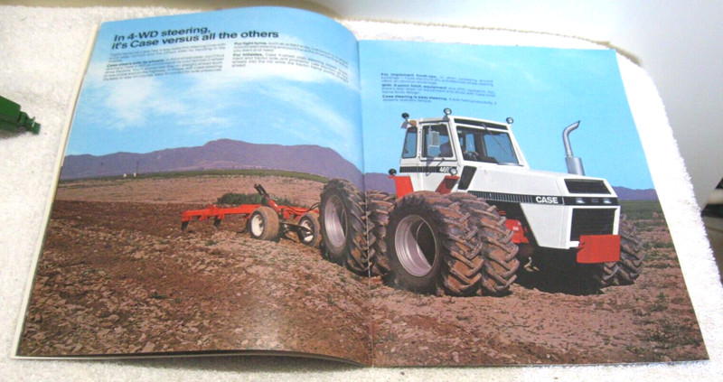 VINTAGE 1979 CASE 4690 TRACTOR 4X4 BROCHURE 261 HP gallery