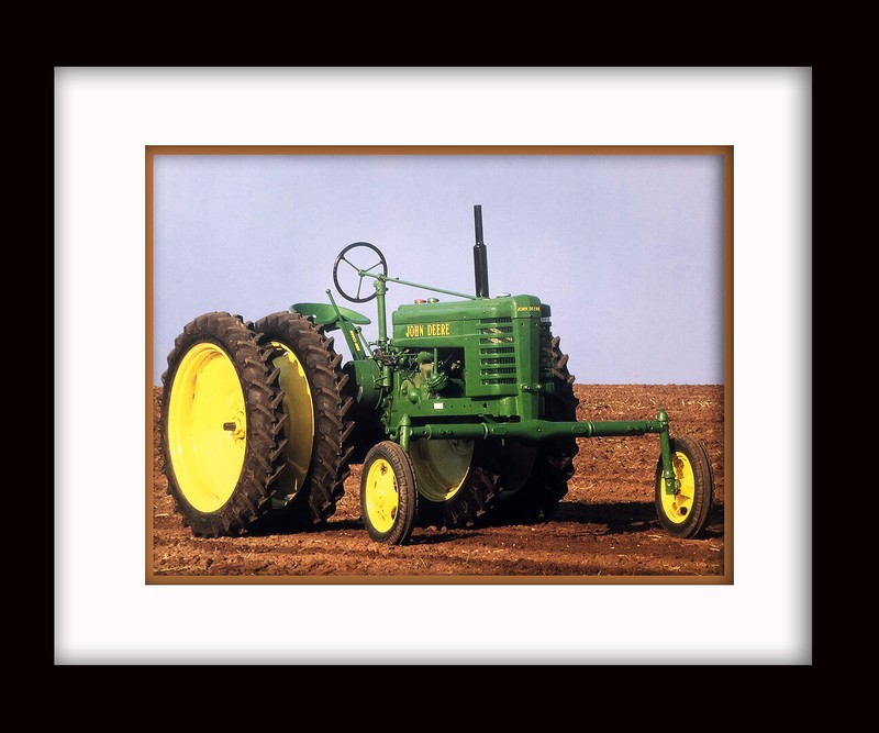 JOHN DEERE – ‘Model HWH’ • Custom Framed Hans Halberstadt Art Print