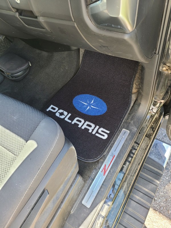 Polaris Vintage Retro logo universal car truck mats gallery