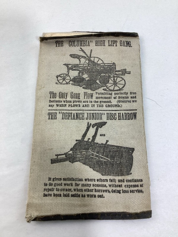 Antique 1906 Cloth Bound Rock Island Plow Co. Pocket Notebook & Sales – Complete gallery