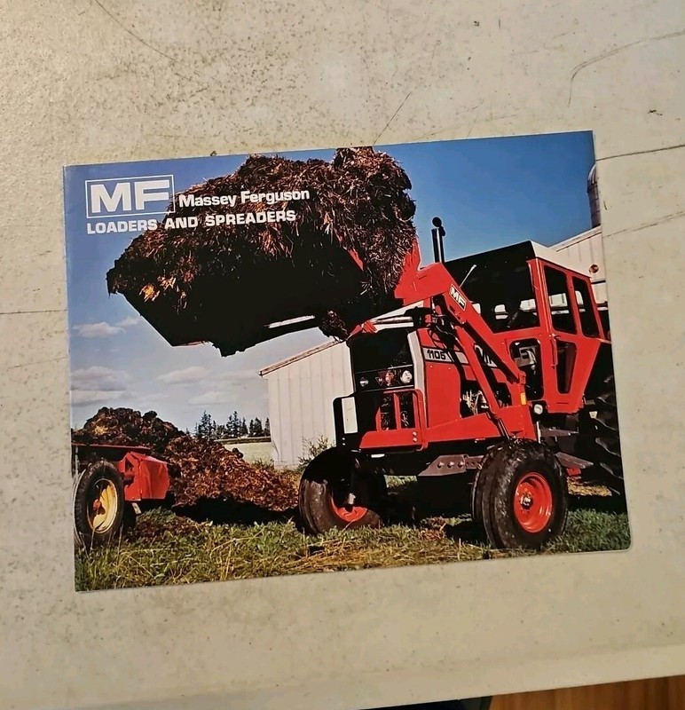 Vintage 1973 Massey Ferguson Loaders And Spreaders Sales Brochure Catalog